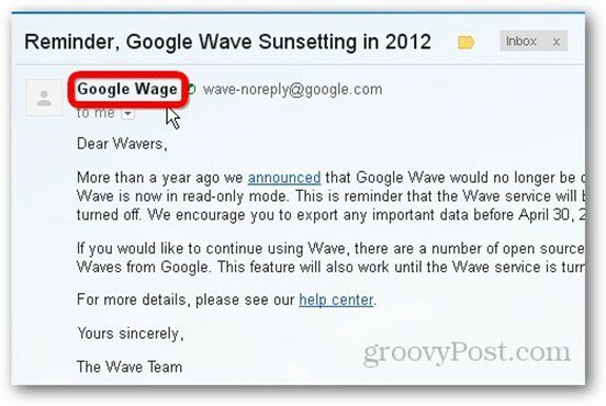 Google viļņu atvadīšanās 30. aprīlī