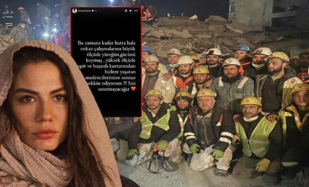 Demets Özdemirs pateicās raktuvju darbiniekiem, kuri strādāja zemestrīces labā! "Mēs tevi neaizmirsīsim"