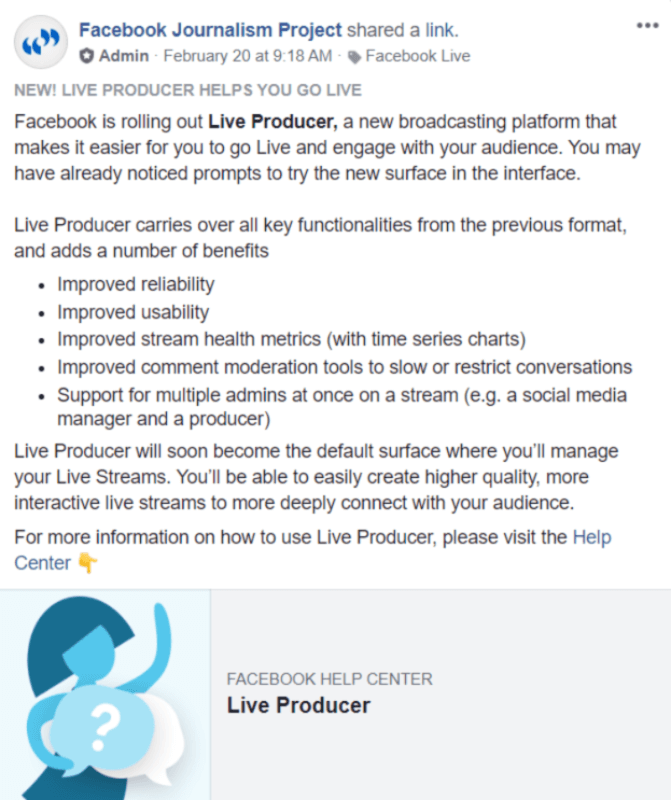 Facebook izlaiž Live Producer un padara to par noklusējuma virsmu tiešraides pārvaldībai.