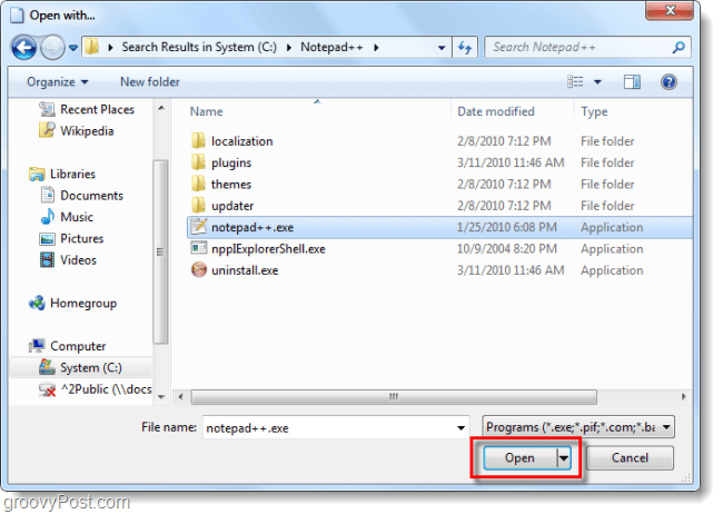 Programmu asociāciju pievienošana failu tipiem operētājsistēmā Windows 7
