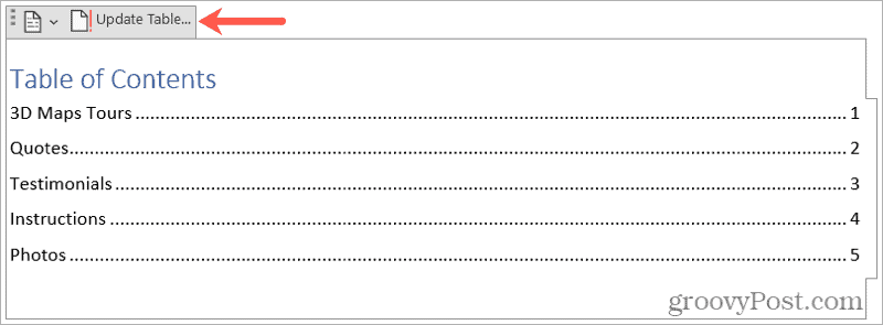 Atjauniniet satura rādītāju programmā Word