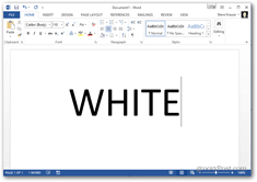 biroja 2013 maiņas krāsu tēma - balta tēma