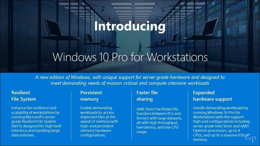 Microsoft ievieš jaunu Windows 10 Pro for Workstation Edition