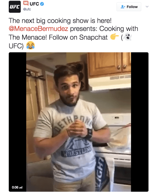 UFC video vadīto ēdienu gatavošanas sērija ir populāra skatītāju vidū.