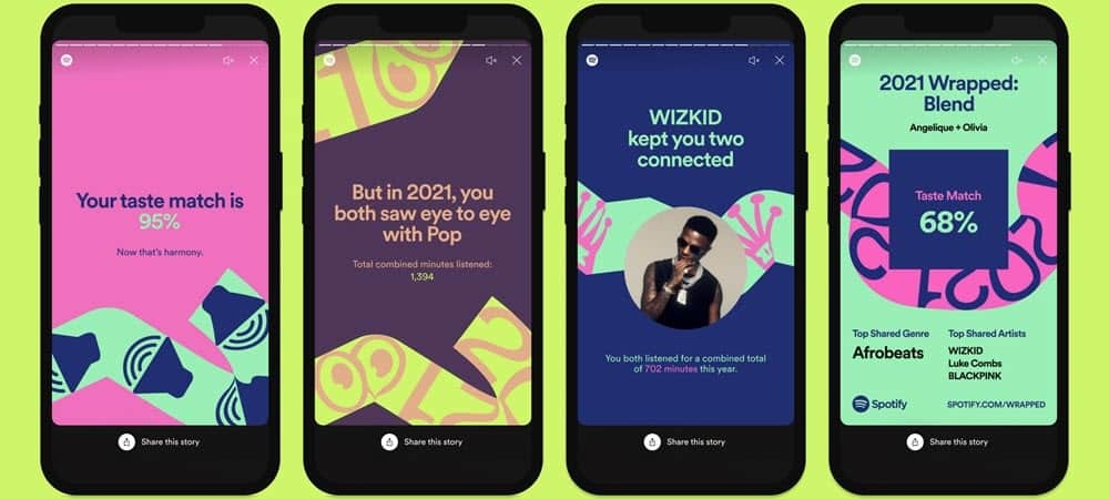 Kā atrast un kopīgot savu Spotify iesaiņoto 2021. gada versiju