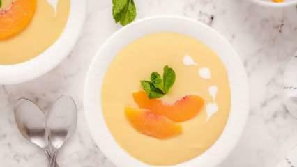 Vasaras glābēja, aukstās persiku zupas recepte! Atsvaidzinoša aukstā persiku zupa