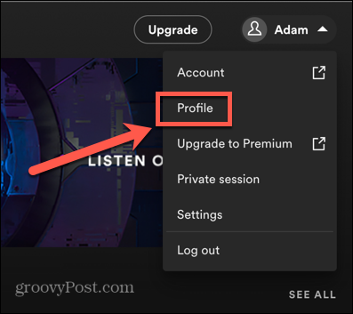 spotify profils