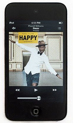 iPod mūzikas pārsūtīšanas panākumi
