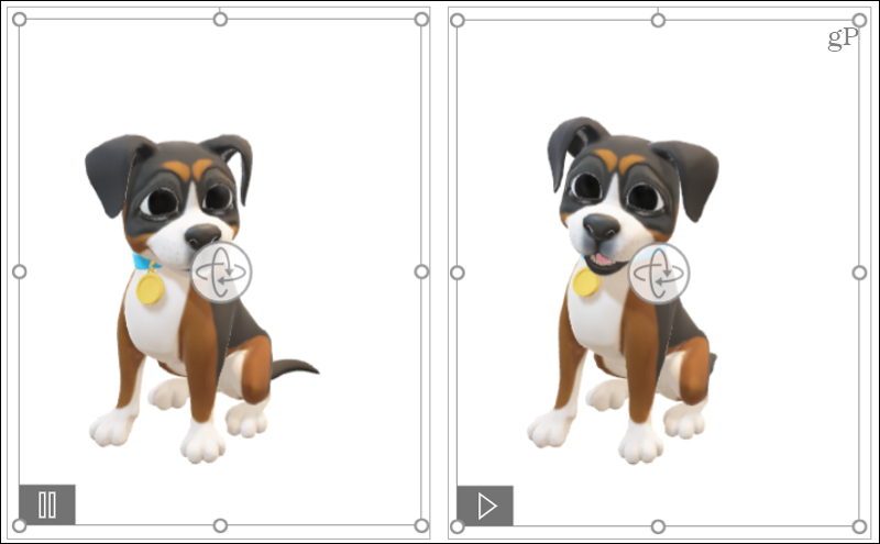 Animēti 3D modeļi Microsoft Office