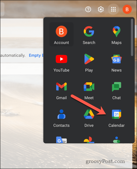 Atveriet Google kalendāru pakalpojumā Gmail