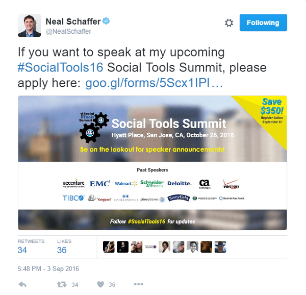 neal schaffer tvīts