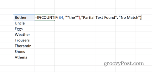 Excel ja formula