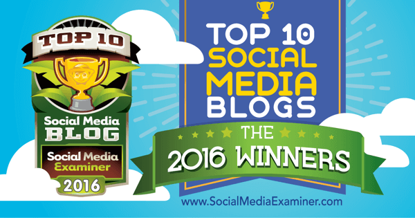 2016. gada labāko sociālo tīklu emuāru konkurss