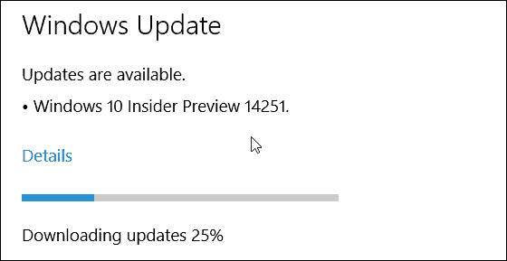 Windows 10 iekšējās informācijas priekšskatījums 14251
