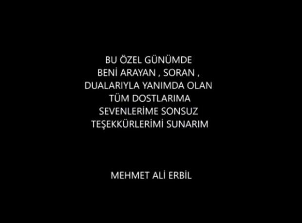 Pirmie vārdi no Mehmet Ali Erbil!