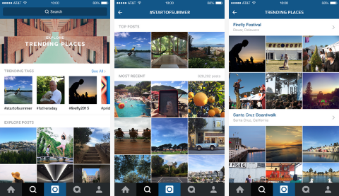 Instagram iepazīstina ar jaunu meklēšanas un izpētes funkciju