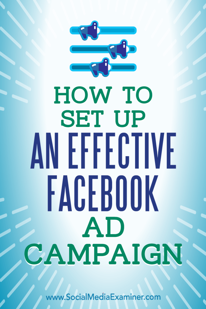 Kā izveidot efektīvu Facebook reklāmas kampaņu, kuru autors ir Čārlijs Lawrance vietnē Social Media Examiner.