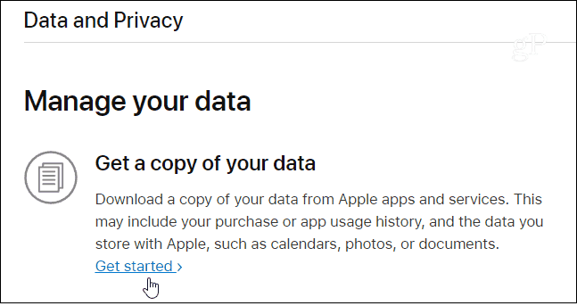 Iegūstiet Apple Data kopiju
