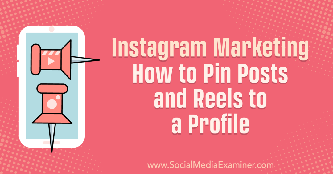 Instagram mārketings: kā piespraust ziņas un ruļļus profila sociālo mediju pārbaudītājam