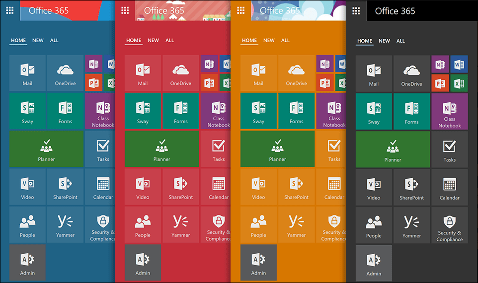 Microsoft atjaunina Office 365 lietotņu palaidēju
