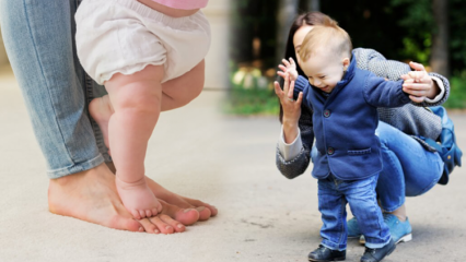 Cik viegli ir staigāt zīdaiņiem? Kāpēc mazuļi staigā vēlu? Pastaigas simptomi zīdaiņiem