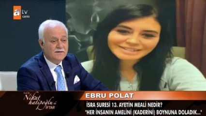 Ebru Polat savienots ar Nihat Hatipoğlu programmu