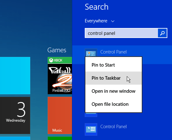 Windows 8.1 meklēšana