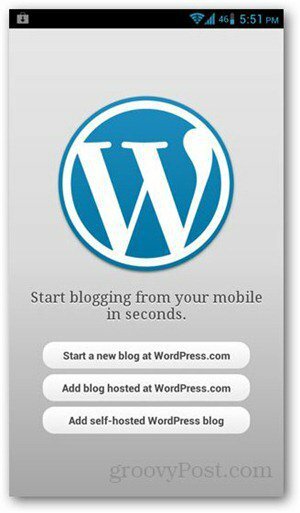 WordPress for android iestatīšana