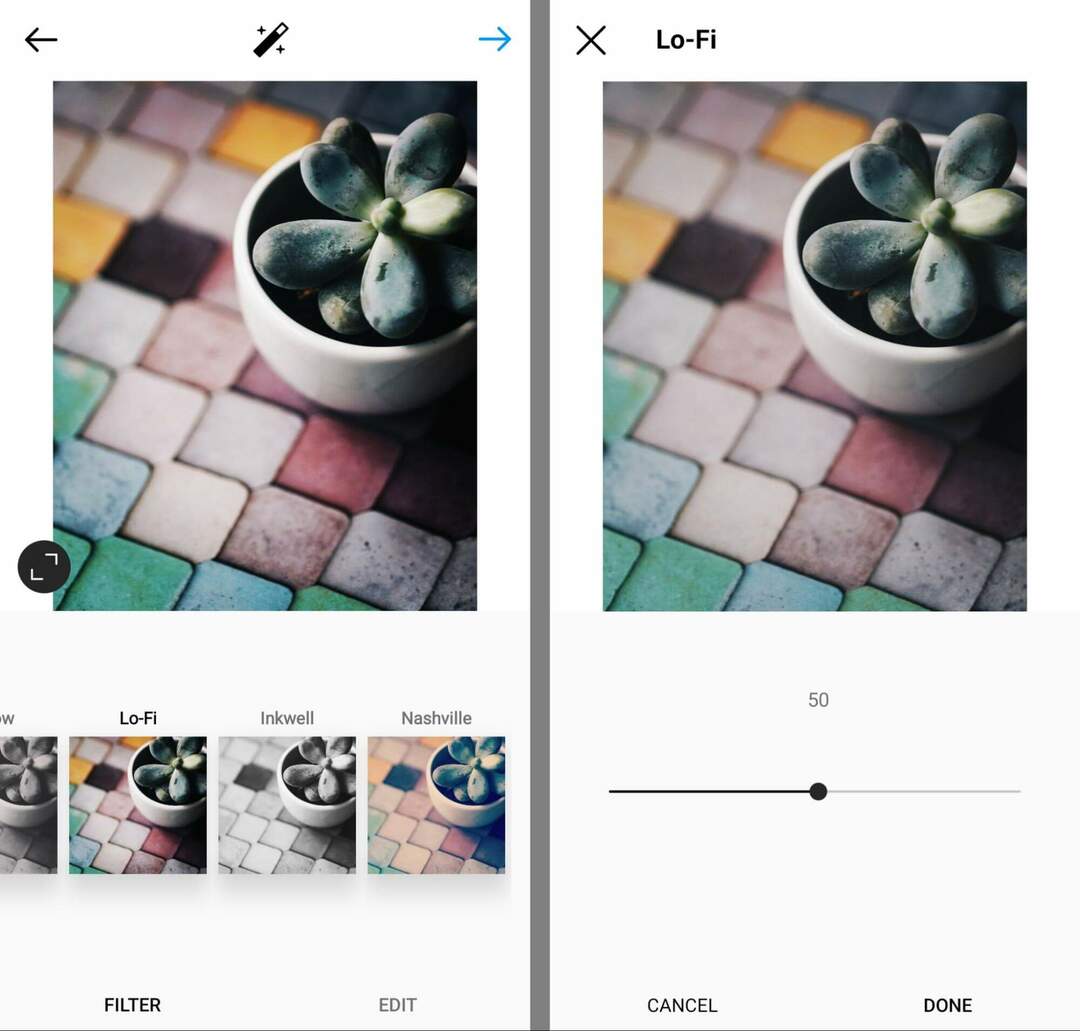 kā-rediģēt-fotoattēlus-instagram-native-features-filters-1. darbība