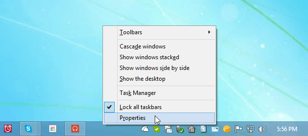Windows 8.1 atjaunināšanas padoms: pārtrauciet moderno lietotņu parādīšanos uzdevumjoslā