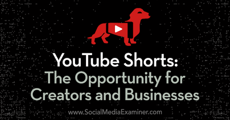 YouTube īsfilmas: iespēja radītājiem un uzņēmumiem, izmantojot Derral Eves ieskatus sociālo mediju mārketinga apraidē.