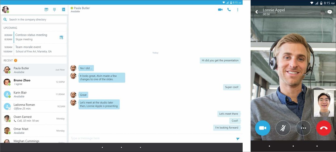 Microsoft izlaiž Skype for Business operētājsistēmai Android