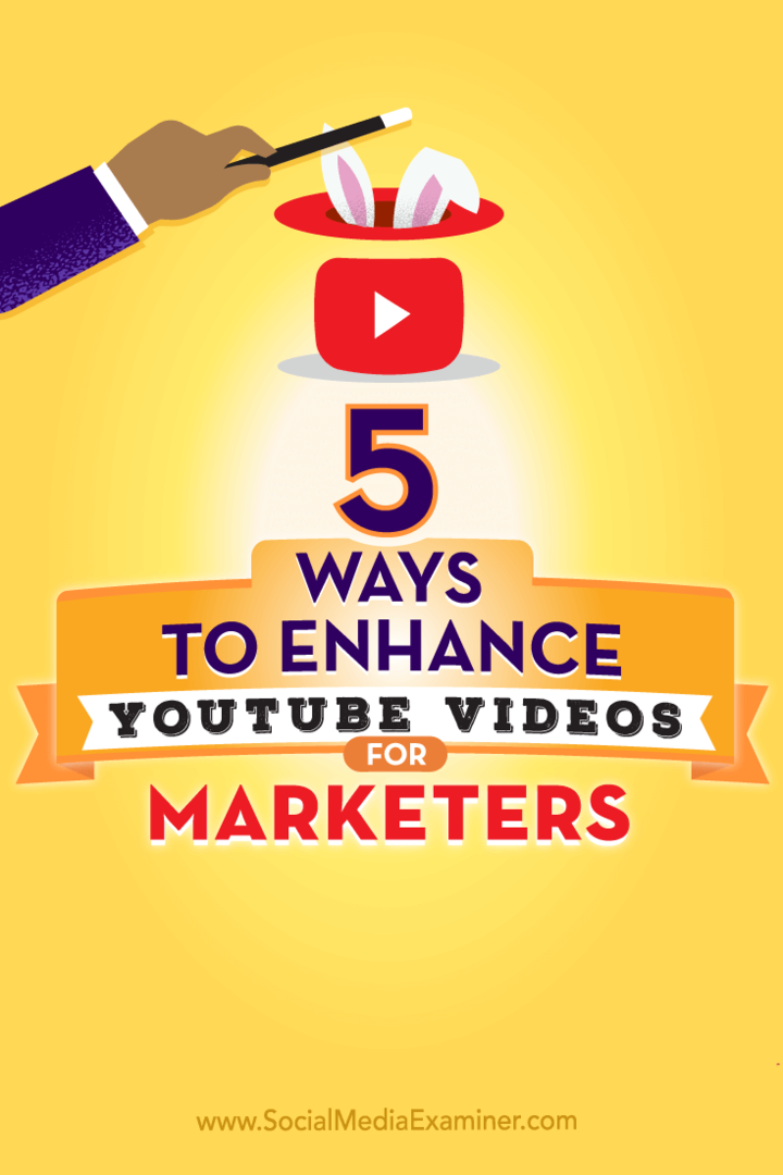Padomi par pieciem veidiem, kā uzlabot savu YouTube videoklipu veiktspēju.