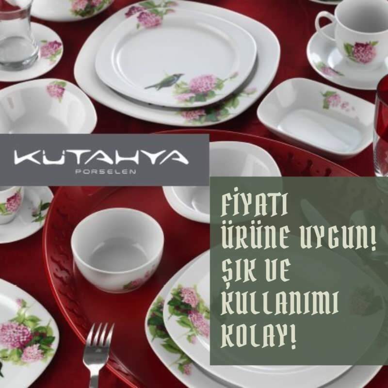 Kā nopirkt Bim Kütahya Seramik 68 gab. Dubultā dekora kvadrātveida traukus?
