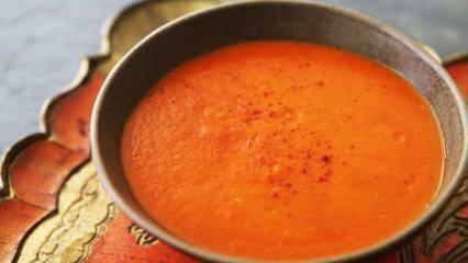 Gardas sarkano piparu zupas recepte