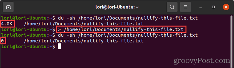 Novirzīt uz nulli operētājsistēmā Linux