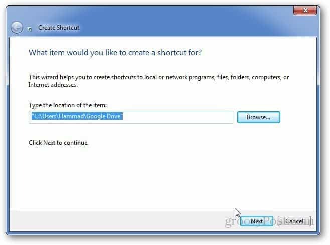 Kā pievienot Google disku izvēlnei Sūtīt uz Windows