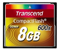 Transcend CompactFlash 8GB atmiņas karte