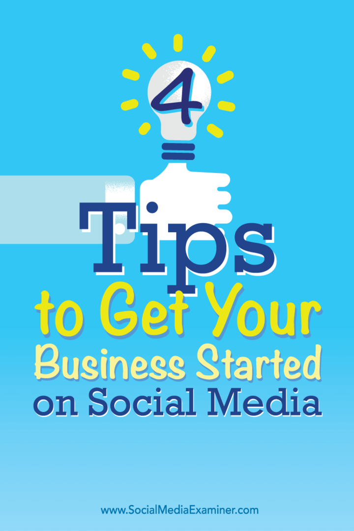 Padomi par četriem veidiem, kā sākt savu mazo biznesu sociālajos tīklos.