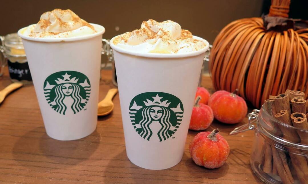Cik kaloriju ir ķirbju spice latte? Vai ķirbju latte liek jums pieņemties svarā? Starbucks Pumpkin spice latte