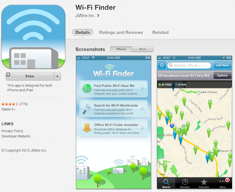 wifi meklētāja lietotne