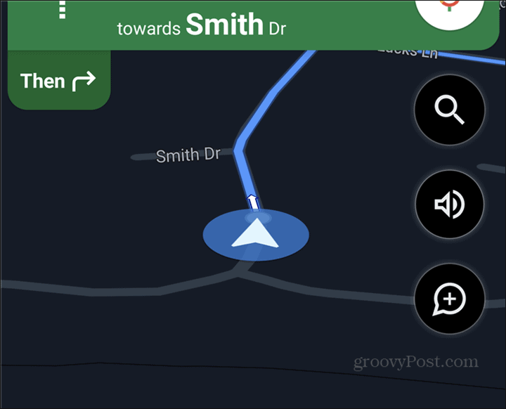 Google Maps automašīnas simbols pārvietojas