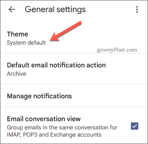 Atlasiet Gmail motīvu mobilajām ierīcēm