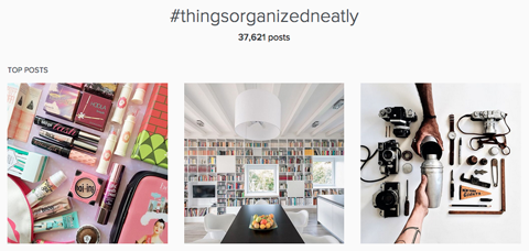 lietas organizētasattiecīgi hashtag attēli instagram
