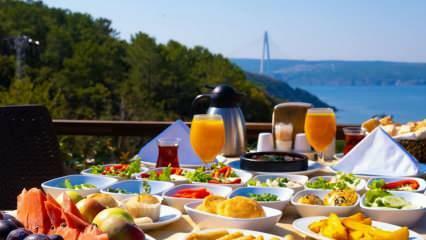 Kuras ir labākās brokastu vietas Stambulā? Ieteikumi brokastu vietām savijas ar dabu...
