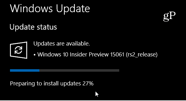 Windows 10 Insider Build 15061 ir trešais datora priekšskatījuma veidojums šonedēļ
