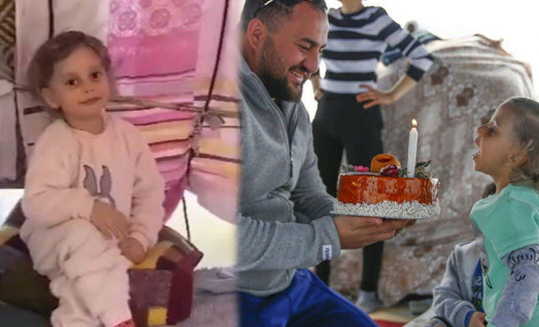 Nurhayat, kura savā telšu pilsētiņā vēlējās dzimšanas dienas torti, saņēma kūku no Kayseri!