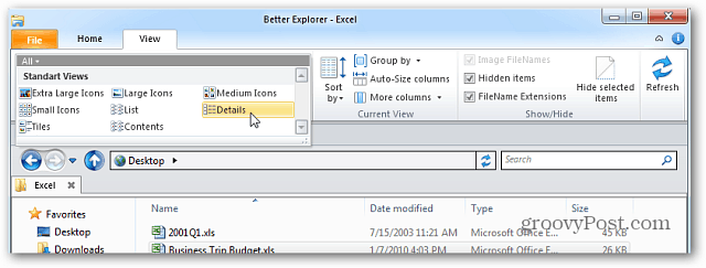 Iegūstiet Windows 8 Explorer lenti operētājsistēmā Windows 7