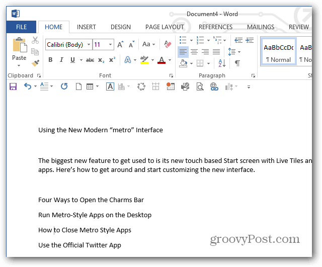Lieciet Microsoft Word vienmēr ielīmēt vienkāršā tekstā