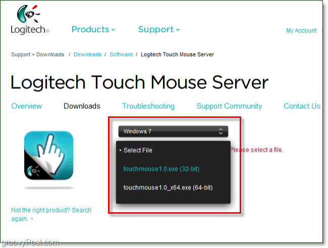 logitech touch mouse lejupielāde datoram